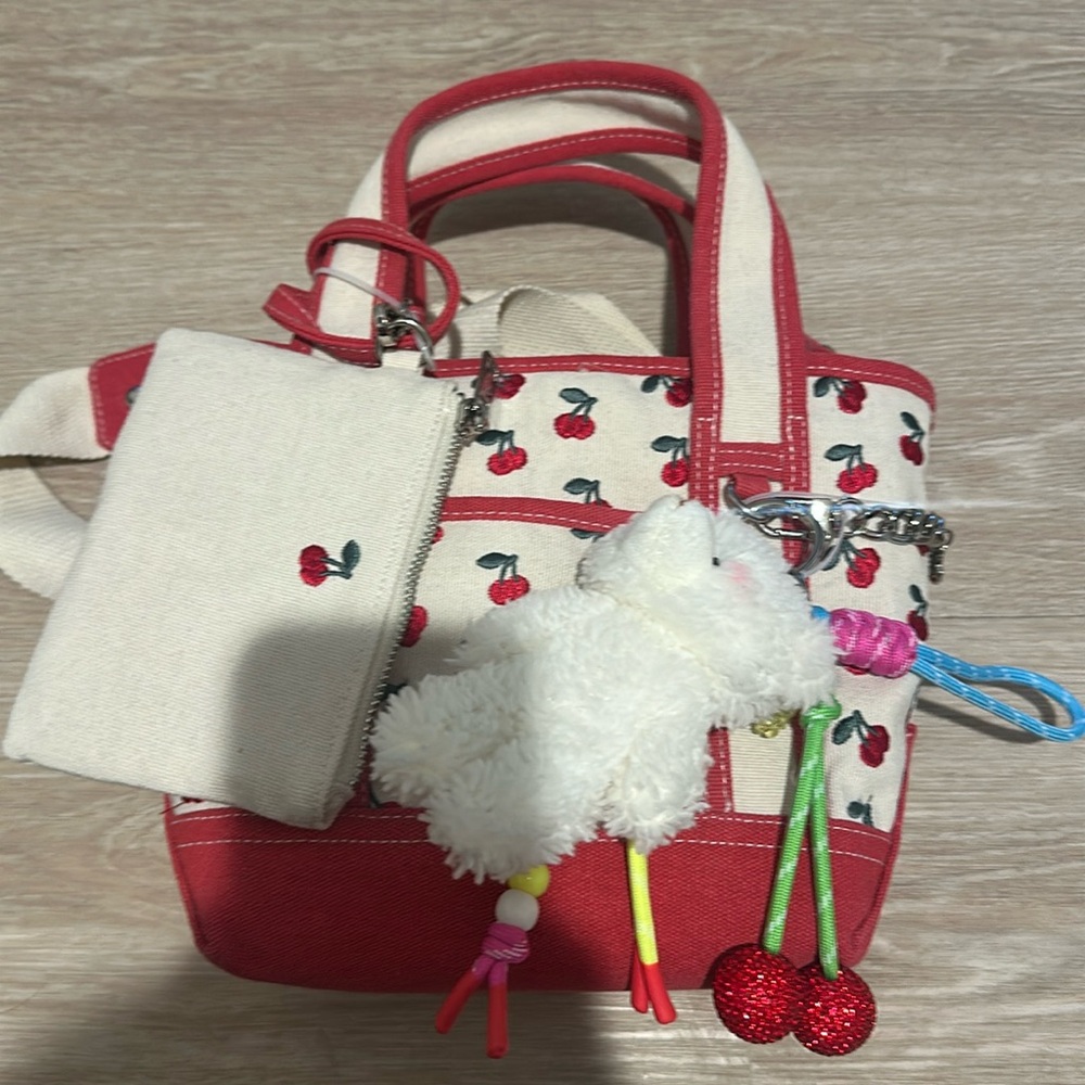 Madden Girl Cherry Pattern Tote